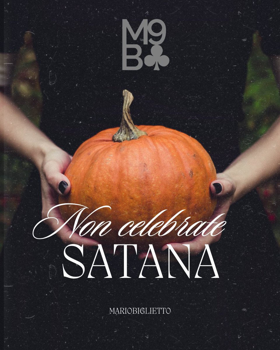 "Halloween è la più importante festa satanica, è il capodanno satanico e del sabba delle streghe..."

Anton LaVey

t.me/mbticket1/907