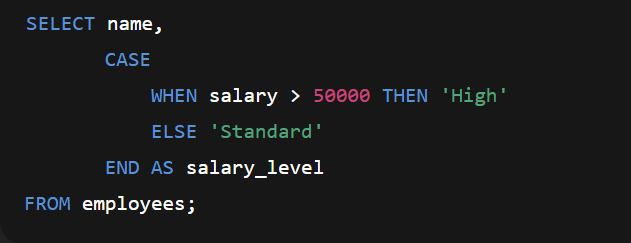 SQL_feed's tweet image. 🌅 Good morning, data minds!
Here’s your SQL dose of the day 💾
You can use CASE WHEN to add logic inside your query. No Excel formulas needed.
Turn data into decisions.
#SQL #DataAnalytics #LearnSQL #MorningLearning