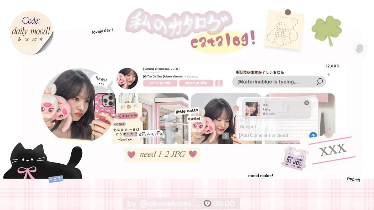 okonekomi's tweet image. [ help repost 🍏👀⭐ thankyou! ]

Hallo aku masih avail template layout 🫧🎾 to take! Harga dan ketentuan boleh check alt+ ... ✉️ Knock me on dm if you interest ya, beginner friendly, and avail for IPV and PSD yah! 🩷 #zonauang