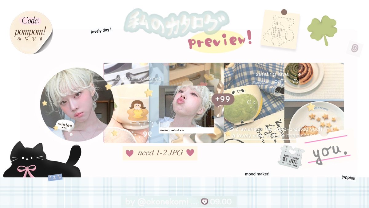 okonekomi's tweet image. [ help repost 🍏👀⭐ thankyou! ]

Hallo aku masih avail template layout 🫧🎾 to take! Harga dan ketentuan boleh check alt+ ... ✉️ Knock me on dm if you interest ya, beginner friendly, and avail for IPV and PSD yah! 🩷 #zonauang