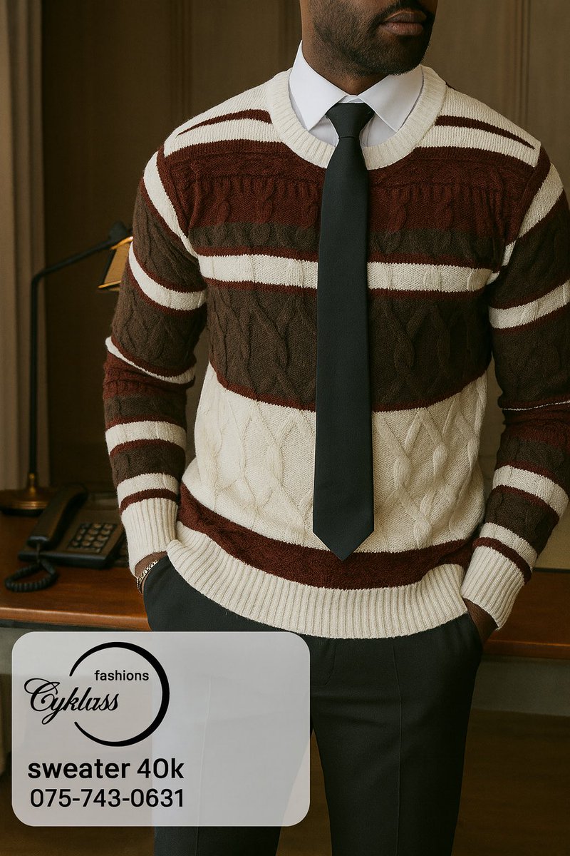 <a href="/cyklassfashions/">cyklassfashion🇺🇬</a> 
Winter weaves its charm,
and <a href="/cyklassfashions/">cyklassfashion🇺🇬</a> answers in threads of warmth and beauty.
Step into the season with sweaters and jackets
that whisper comfort, and speak of style #StayWarm #sponsor
<a href="/TheShackLeague/">The SHACK League</a> <a href="/ShackTimes/">K I T O V I A N S </a> <a href="/KataBavarians/">Kata Bavarians 🍾</a> <a href="/ababeembe15/">ABABEEMBE ⭐️⭐️</a>