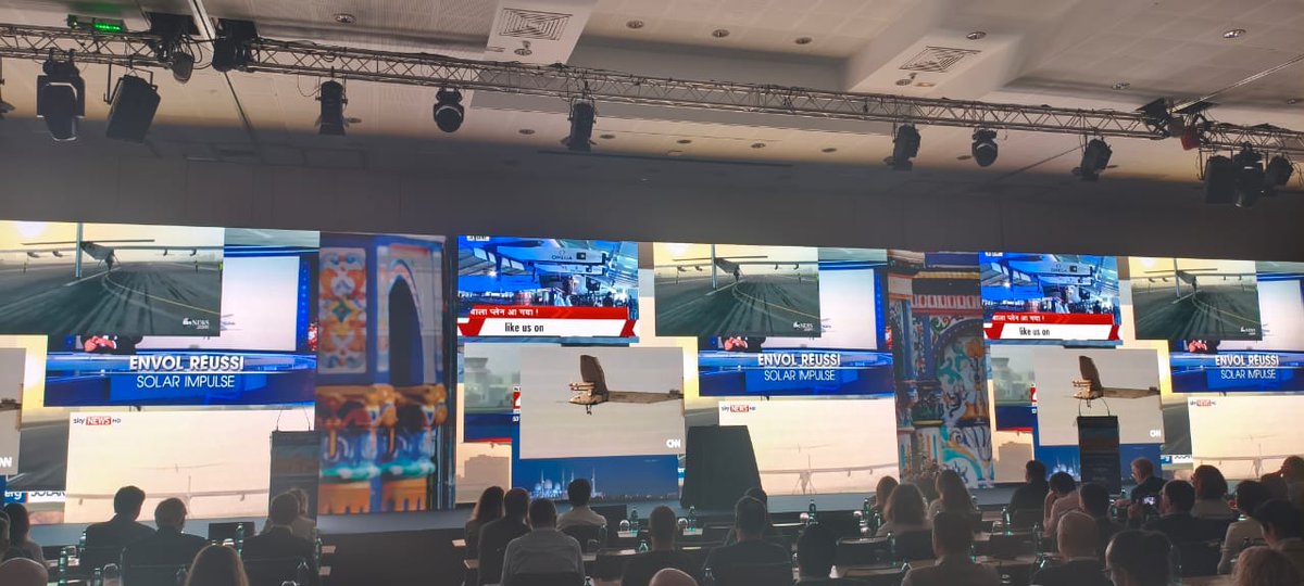 APG_Network's tweet image. Day 2 at World Connect is taking off!
On stage now: Bertrand Piccard, visionary founder of Solar Impulse, sharing his Vision of the Aviation World — a bold look at the future of decarbonized flight.
In conversation with Jean-Paul Boutibou, Director, Airline Factory.