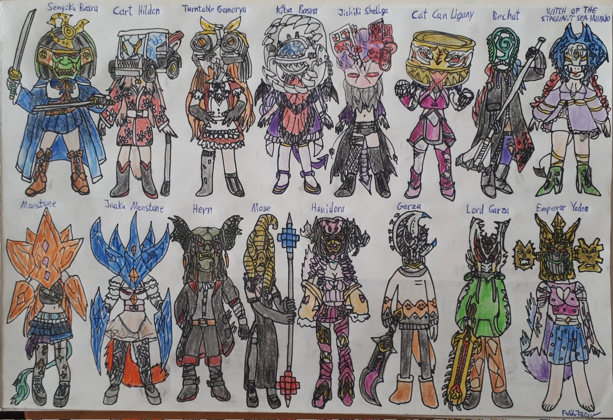 Ich hatte euch gewarnt das ich gruselige Masken malen werde &amp; hier sind die 58 Freiwilligen (der Rest kommt nächsten Monat)

Happy Halloween!
Wer versteckt sich wohl dahinter &amp; läuft bewaffnet herum?

Masken stammen wieder vom Dark Empire Yodonheim.