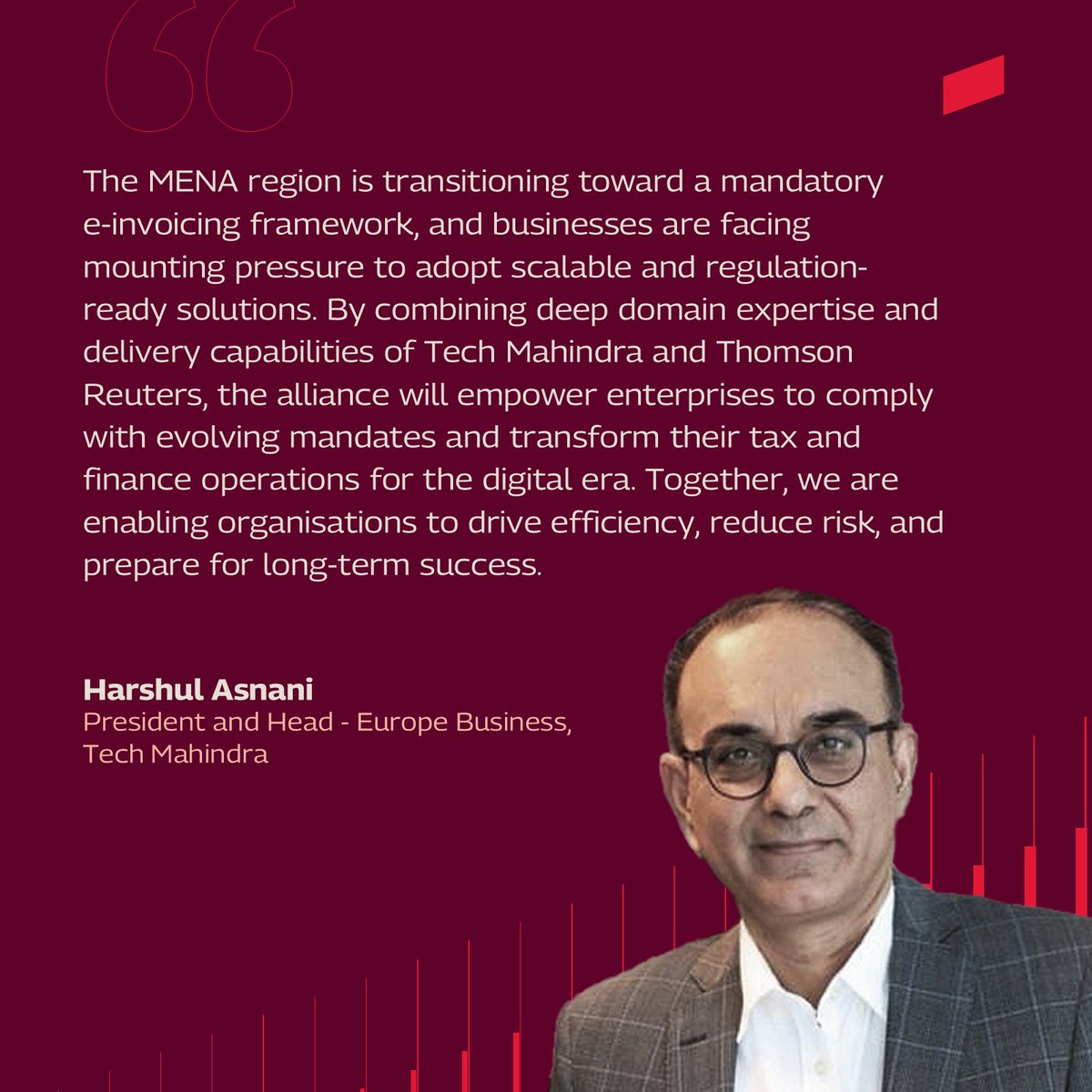tech_mahindra's tweet image. The future of tax compliance in MENA begins today — with @Tech_Mahindra and @thomsonreuters leading the charge towards a seamless, digital-first tomorrow.
Together, we’re enabling enterprises to turn regulatory mandates into opportunities for innovation and growth.
Here's what…