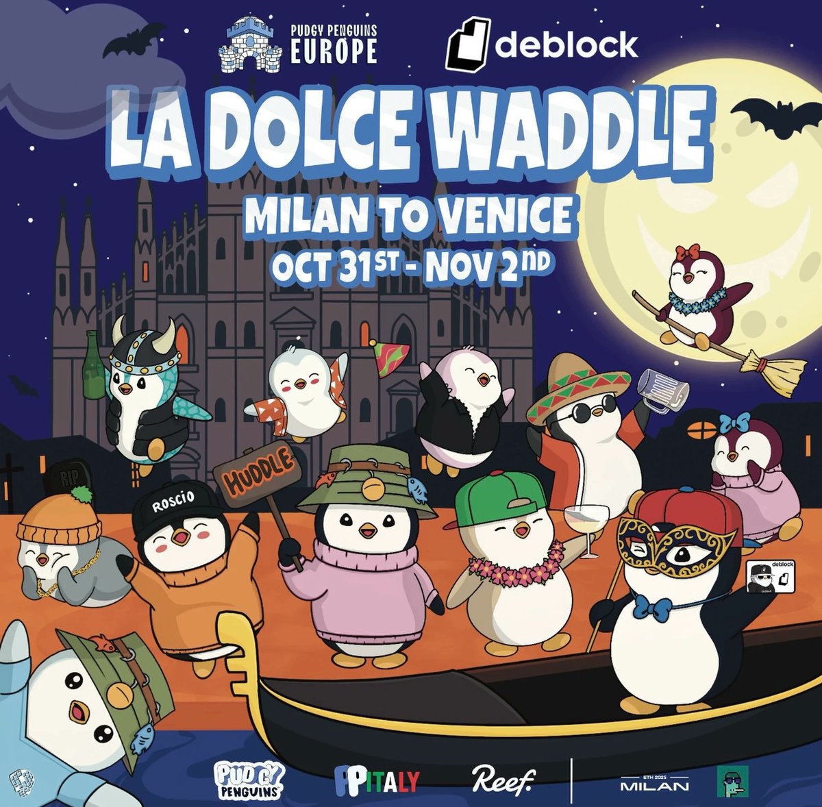 See u tonight penguins 🐧🐧🐧 
luma.com/PudgyEuropeHal…
