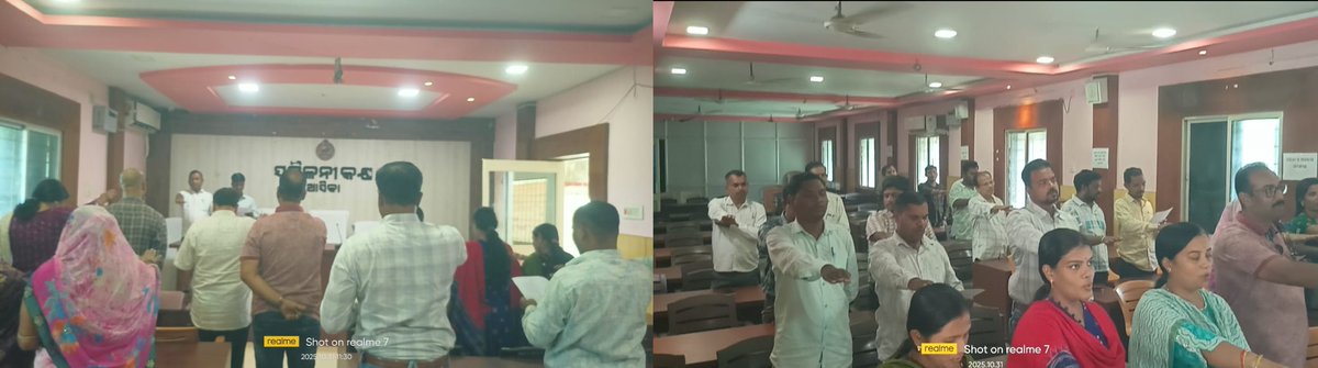 National unity day pledge observed at Block and different GPs. <a href="/Ganjam_Admin/">Collector & District Magistrate, Ganjam</a> <a href="/ZP_Ganjam/">Zilla Parishad, Ganjam</a> <a href="/PRDeptOdisha/">Panchayati Raj and Drinking Water Department</a>