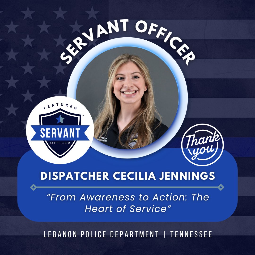 ✨From Awareness to Action: The Heart of Service✨

Cecilia Jennings, CARE Coordinator at Lebanon PD, helps bridge compassion and community through the new CARE program—serving with empathy, understanding, and heart.

#ServantOfficer #ServantLeadership #LHLN #LeadershipInAction