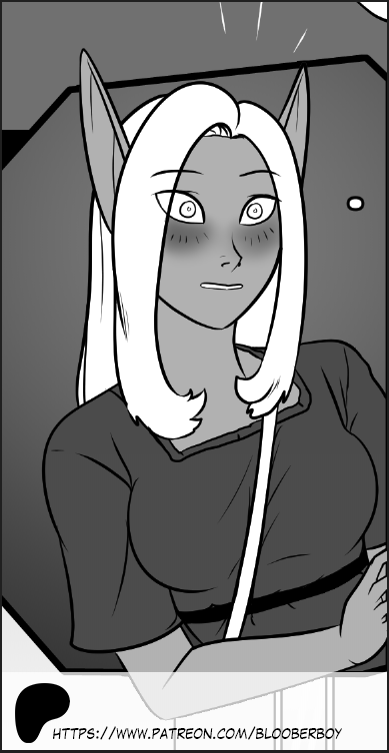 I wonder what has Lilah so flustered? ;3c
You can find out right now by checking the link in the picture. Or wait a week to see the full comic on DeviantArt, your choice. I'm not your dad. |D
