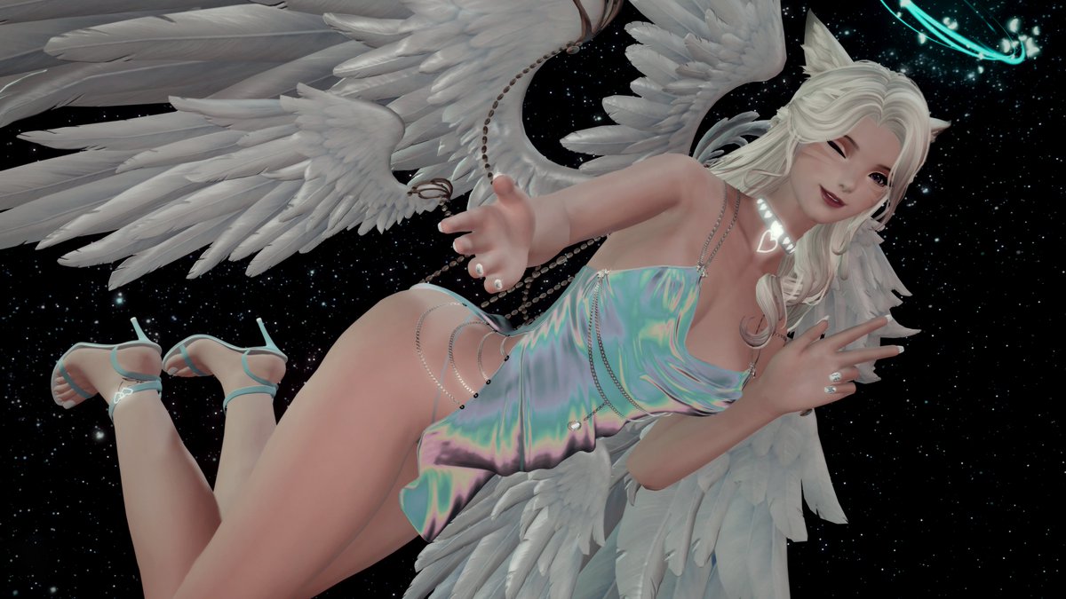 Would you take her hand to journey across the stars?
Happy Halloween~🤍