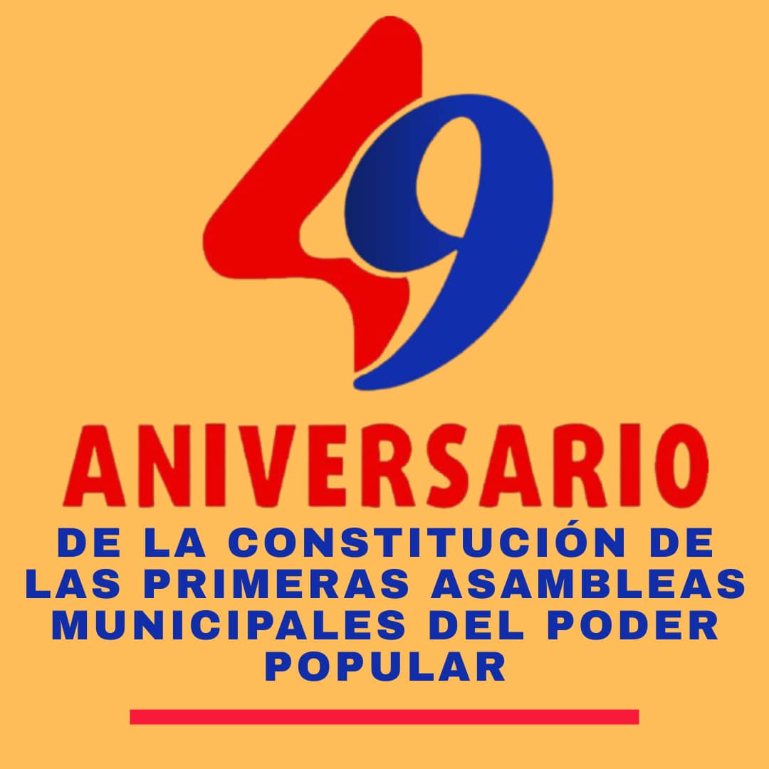 AMPPFlorida's tweet image. Hoy los Órganos locales del Poder Popular (OLPP) en #Cuba llegan a su 49 aniversario. Muchas felicidades desde la @AMPPFlorida
#PoderPopular
#PoderDelPueblo
#FloridaNoSeDetiebe