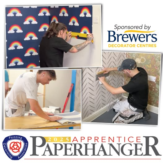 The 2026 Apprentice Paperhanger of the Year Competition will be opening for entries soon.
Watch this space!
#apprenticeships #colleges #decorating