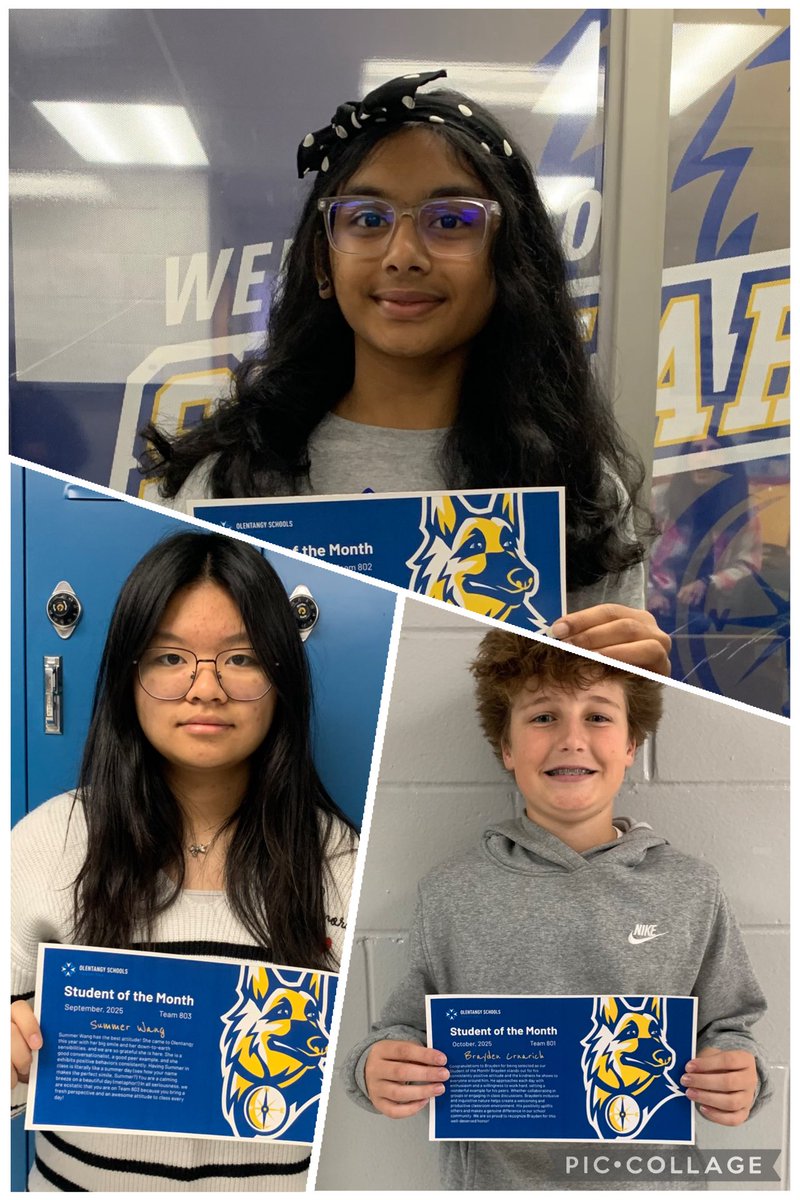 Congratulations to our October Students of the Month! 👏 They were selected for demonstrating a great Attitude from the Scouts PACT. Way to go! 🐾