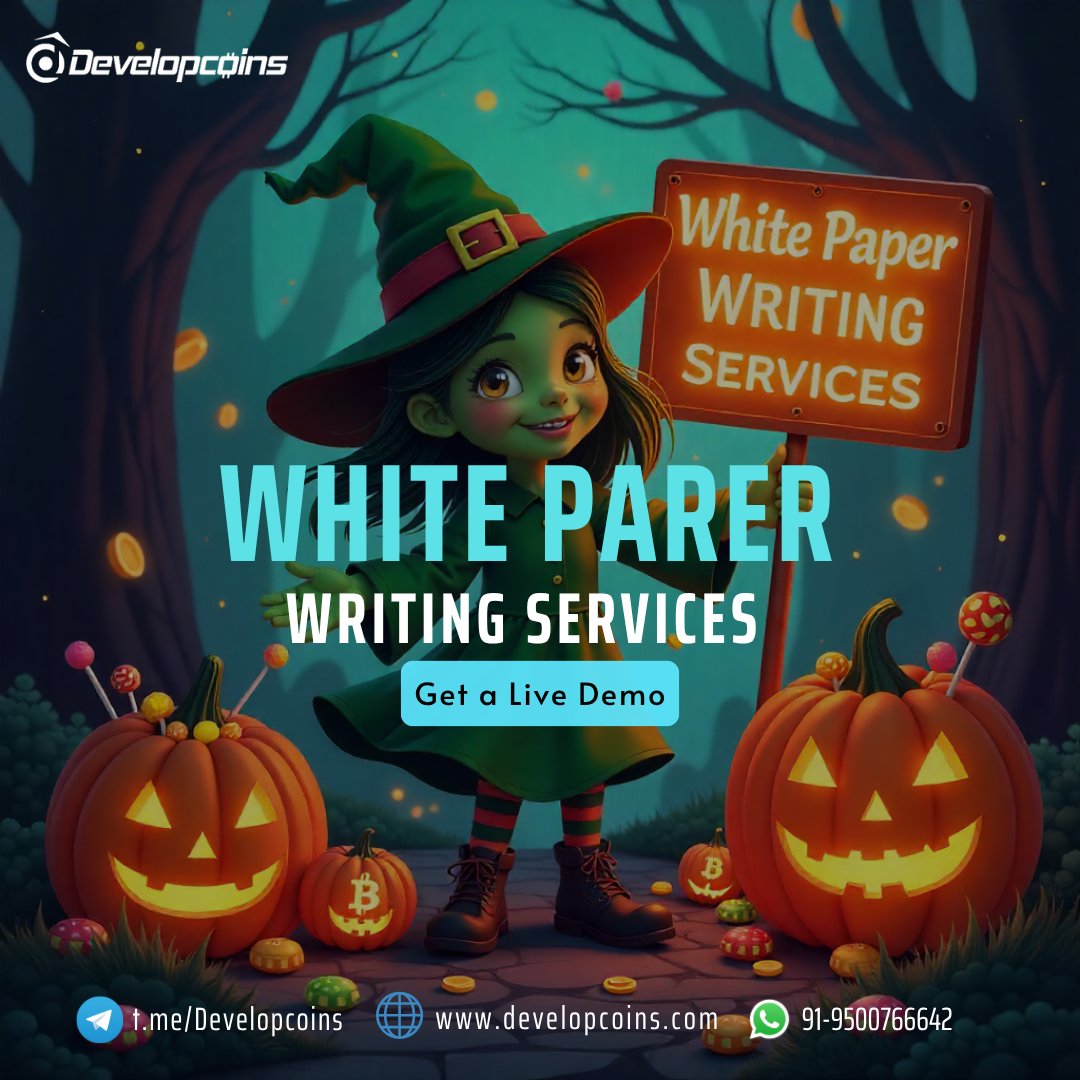 Developcoins__'s tweet image. 🎃 Final hours! 30% OFF — White papers that win investors.

Developcoins · 500+ projects · ICOs, DeFi, Web3.
Start before midnight Oct 31 ➜ 
developcoins.com/white-paper-wr… 
📞 +91 95007 66642

#WhitePaper #Crypto #Web3 #holloween #Blockchain #USA #UK #Germany #Canada #India #Australia