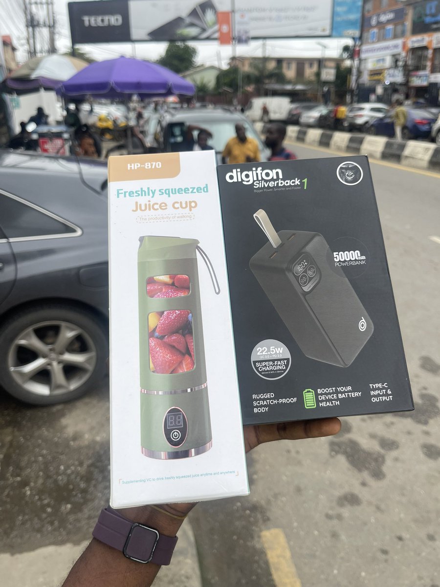 Order summary:

- Fruit Juicer.
- 50,000mah Powerbank.

Total - ₦70,000