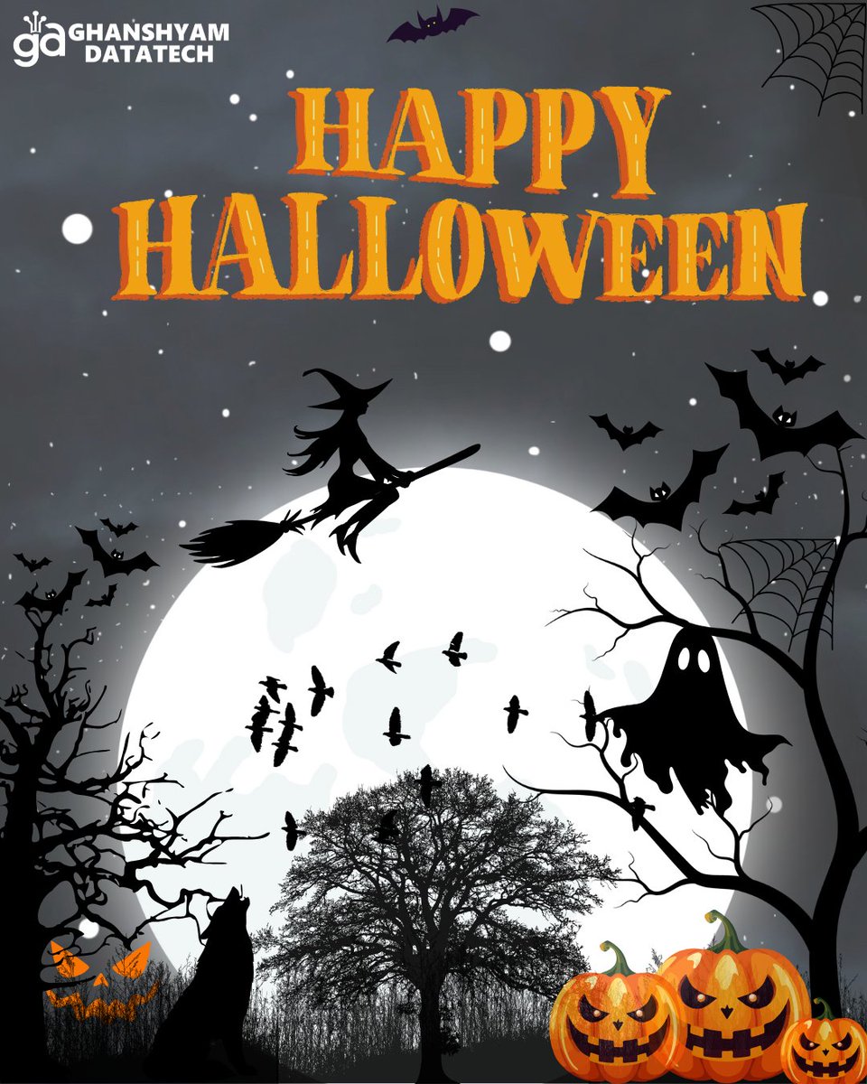 GhanshyamDTech's tweet image. This Halloween, GDT is brewing up data potions that turn raw numbers into powerful predictions.

Wishing everyone a spooky season full of insight, innovation, and just the right amount of mystery! 👻

#DataMagic #HappyHalloween  #SpookySeason #TeamCulture #GhanshyamDataTach