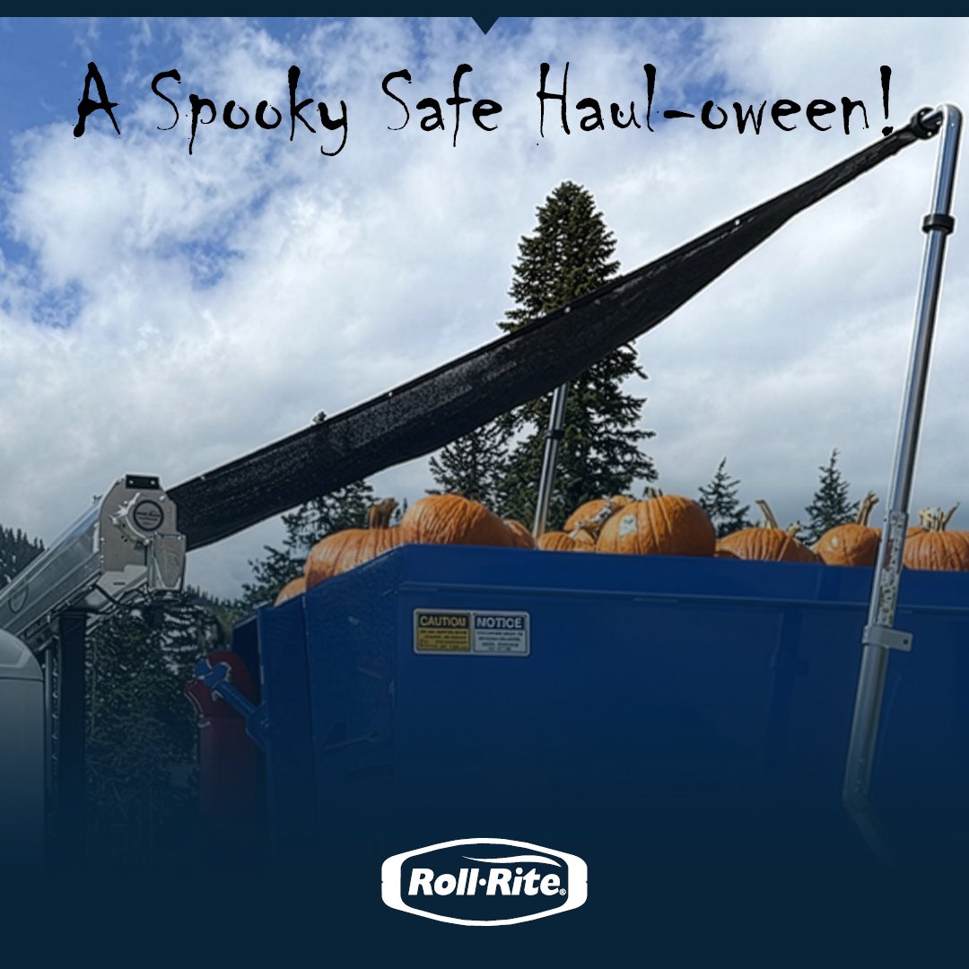 🎃 Have a spooky 'Haul-oween' and may all your hauls be plentiful and safe!

#halloween #happyhalloween #rollrite #tarps