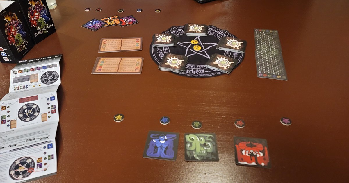 Turtlebreaded's tweet image. Jodogohama was beautiful in the day but quiet at night

Good time for board games!
Little Town Builders
Nukumi Onsen Hanjouki
Club of Cthulhu