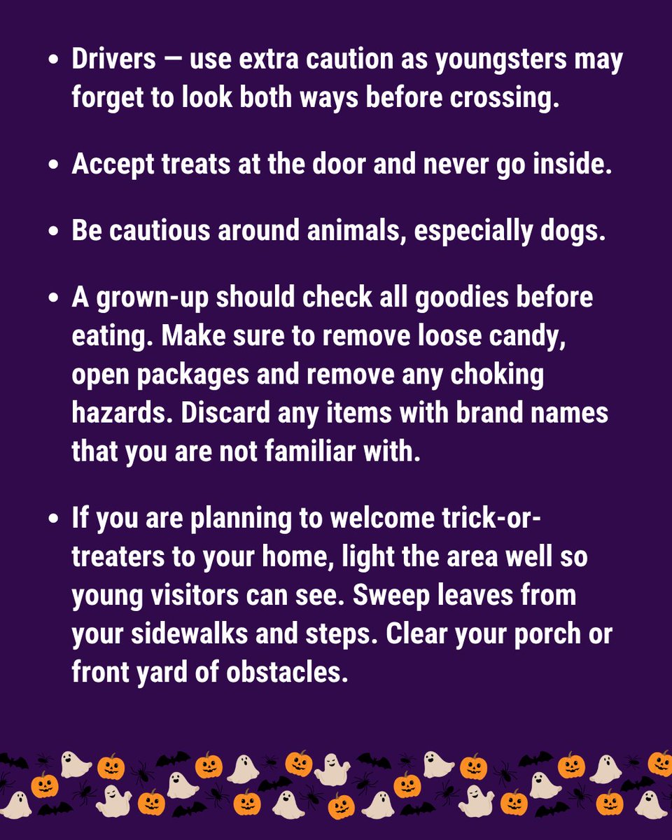 Happy Halloween NYCDCC! Today we’re sharing some helpful safety tips for trick-or-treating. 

Here’s to a fun, safe, and not-too-spooky weekend!