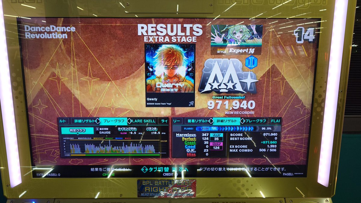 LIX_DDR's tweet image. 【自己べ②】
ユニギリギリAAA( ;´꒳`;)💦
フィナーレCSP久しぶりに
まじでSA苦手すぎる
#DDR #DDR_WORLD