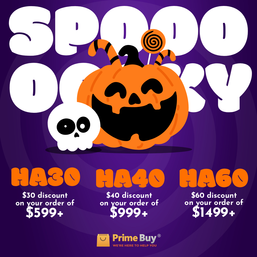 MegaSolutionsL1's tweet image. 👉bit.ly/43FJgof Boo! 👻 Enjoy Prime Buy’s Fang-tastic Special Offer🎃 Get a $30, $40, or $60 discount on your order!🧛Happy Halloween! #Halloween #halloween2025 #HalloweenDeal #HalloweenPromo #coupon #coupons #couponcode #promotion #promo