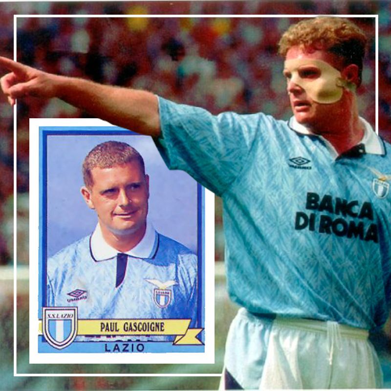 Happy Halloween! 🎃👻 The perfect day to remember Paul Gascoigne wearing that iconic mask during his Lazio days! 😂

It was chaos, comedy, and pure Gazza. Find that legendary Panini sticker!

#panini #Gazza #Halloween #Lazio #Throwback
