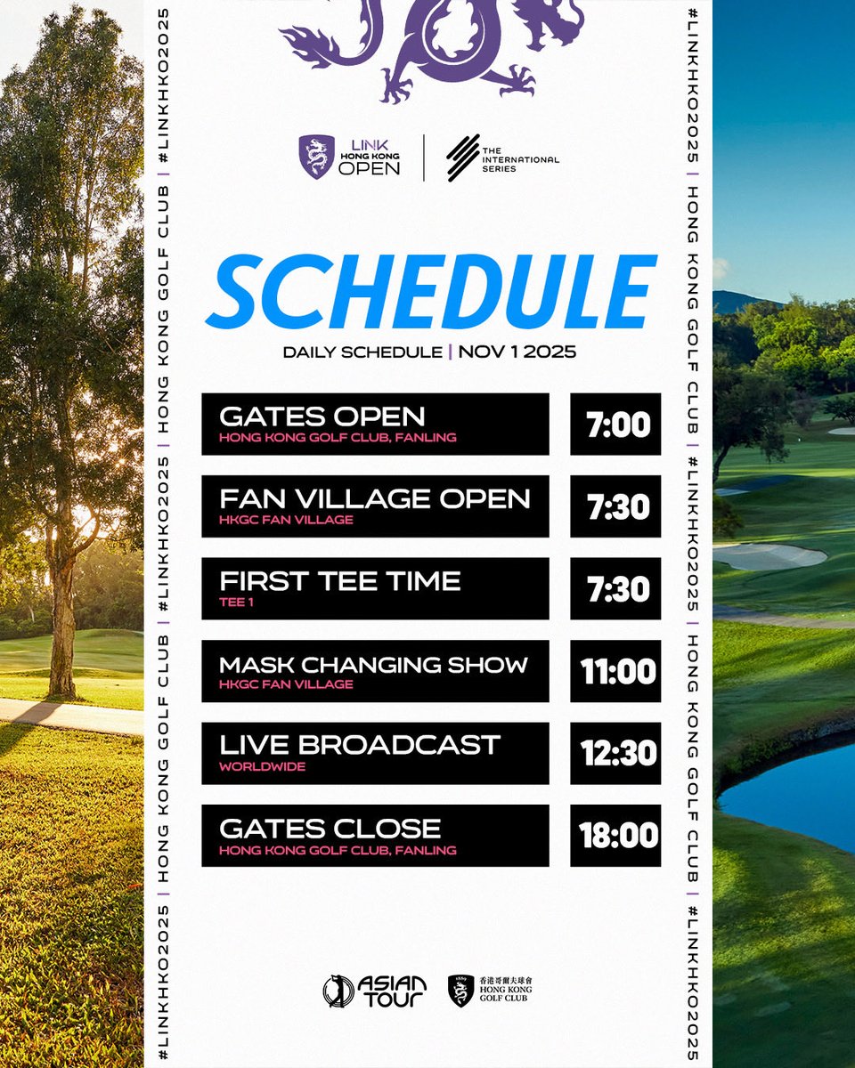 TheHKOpen's tweet image. Kick off November in style! 🗓️😃

#LinkHKO2025 #OpenForAll