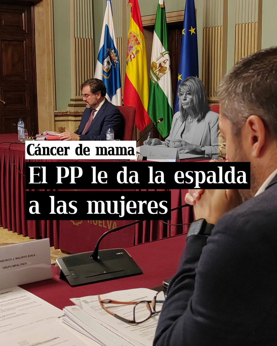 🔴 EL PP LE DA LA ESPALDA A LAS MUJERES

En el pleno de hoy, el equipo de Gobierno del PP en el Ayuntamiento de Huelva ha votado en contra de nuestra moción en la que pedíamos medidas urgentes ante la crisis del cáncer de mama en Andalucía.