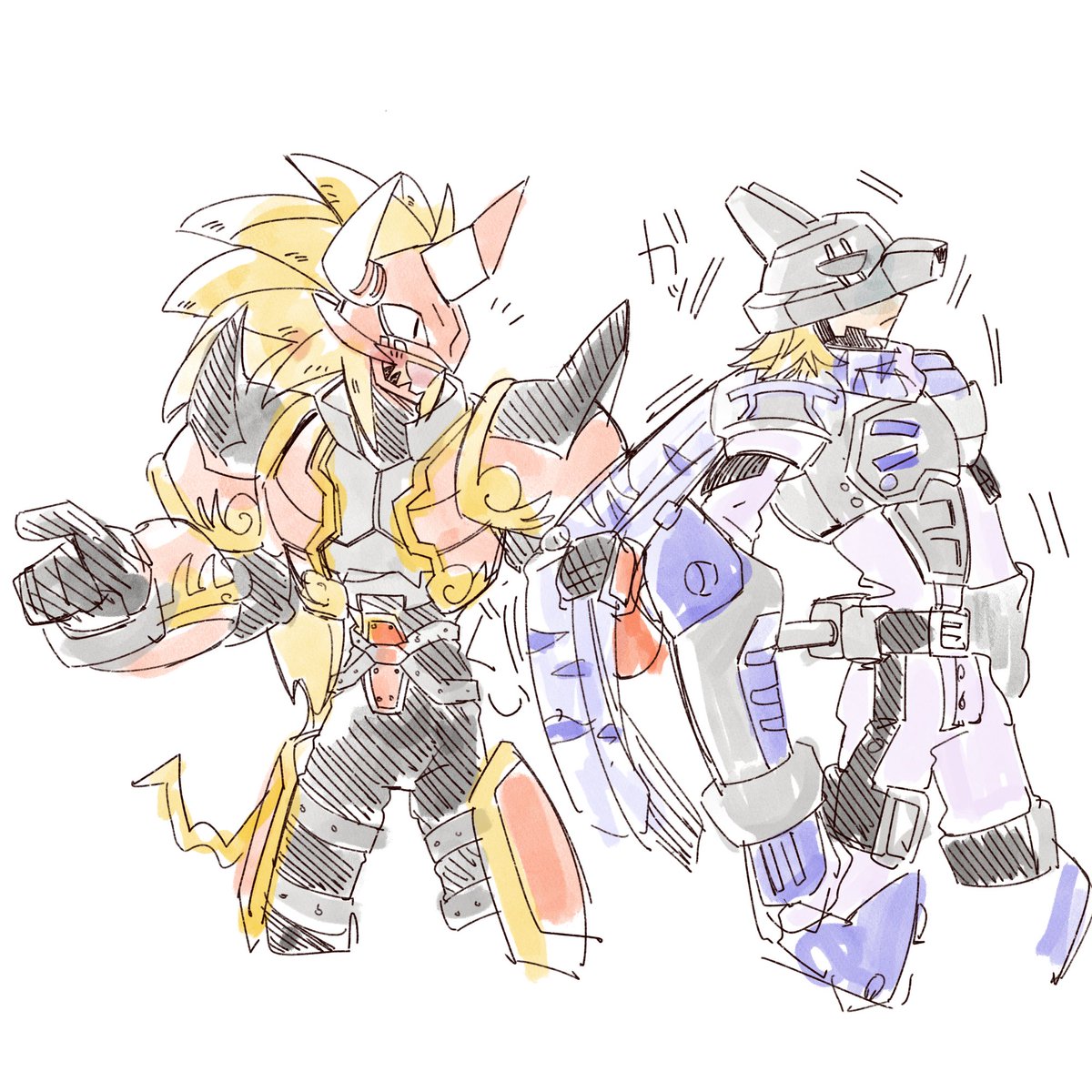 アグニモン、躊躇なくマフラー引っ張って引き留めててほしさある