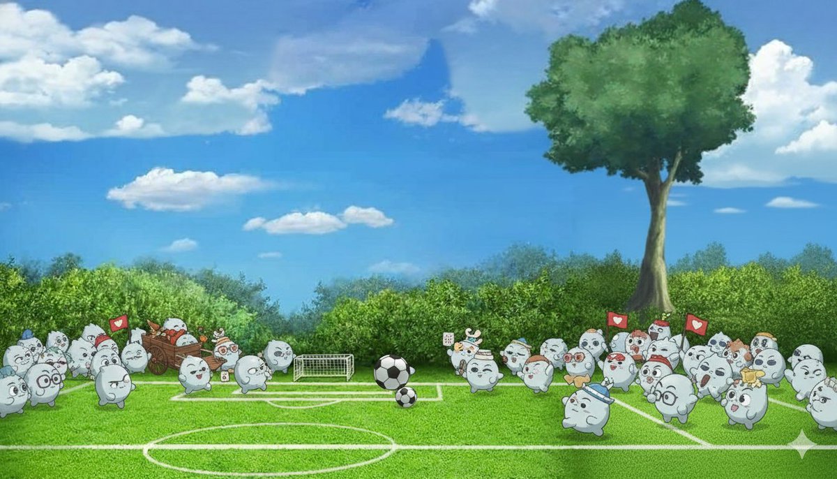 ghosttxt_'s tweet photo. matchday ⚽
left side: builders.
right side: believers.
everyone’s playing for the same goal  programmable data 🧠💚

#IRYS #onchain https://t.co/uMrvG9tu1t