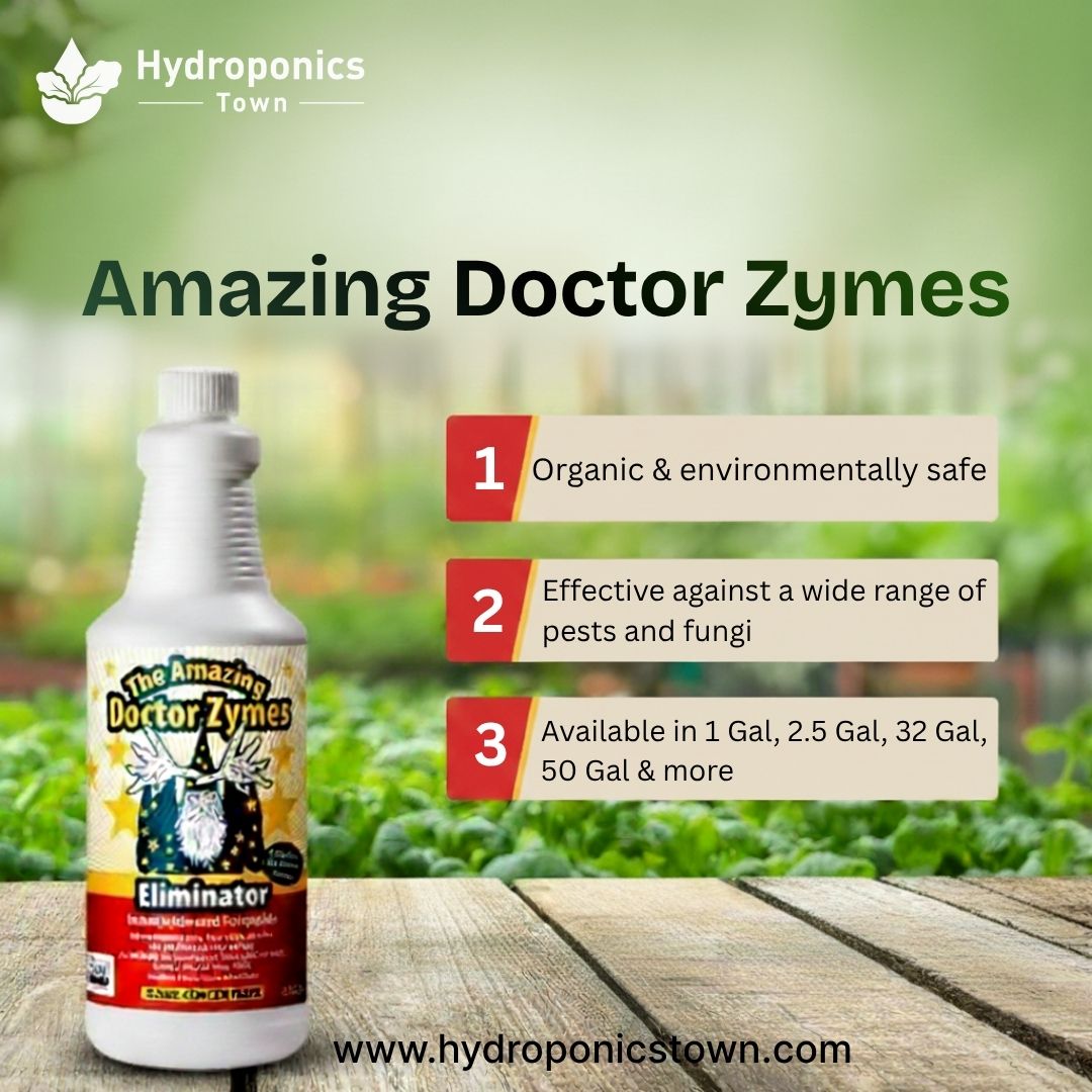 HydroponicsTown's tweet image. Keep your plants safe with The Amazing Doctor Zymes an organic, eco-friendly solution that fights pests &amp;amp; mold while protecting growth. 

Available now at HydroponicsTown: bit.ly/4qCU7cG

#DoctorZymes #OrganicPestControl #PlantProtection #PlantCare #NaturalPestControl