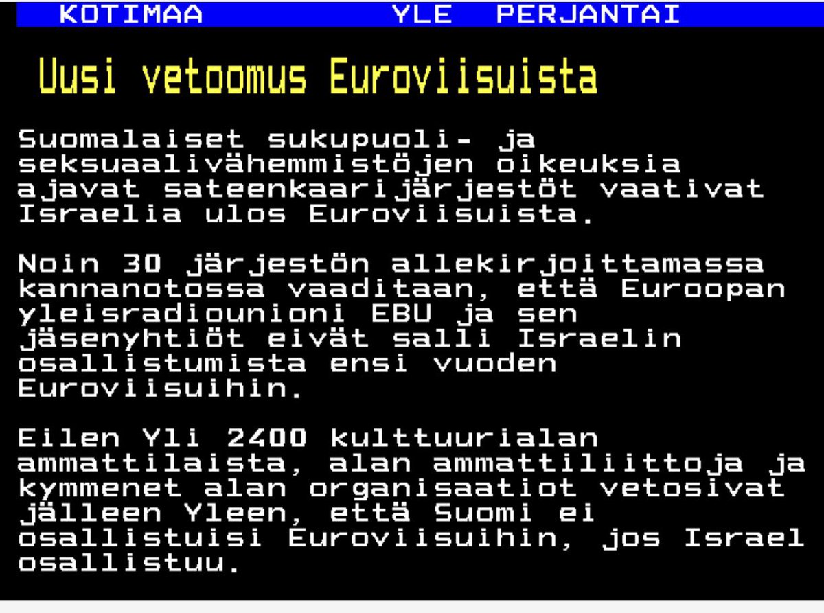 Aikamoista. Israel on käytännössä ainoa Lähi-Idän maa, jossa seksuaalivähemmistöt saavat toimia ja olla ihan vapaasti. 
Muualla on kiduttaminen ja hengenlähtö lähellä.
Ja nyt vaaditaan Israelin boikotoimista.
Joku tässä ei nyt täsmää. 
#boikottihommia