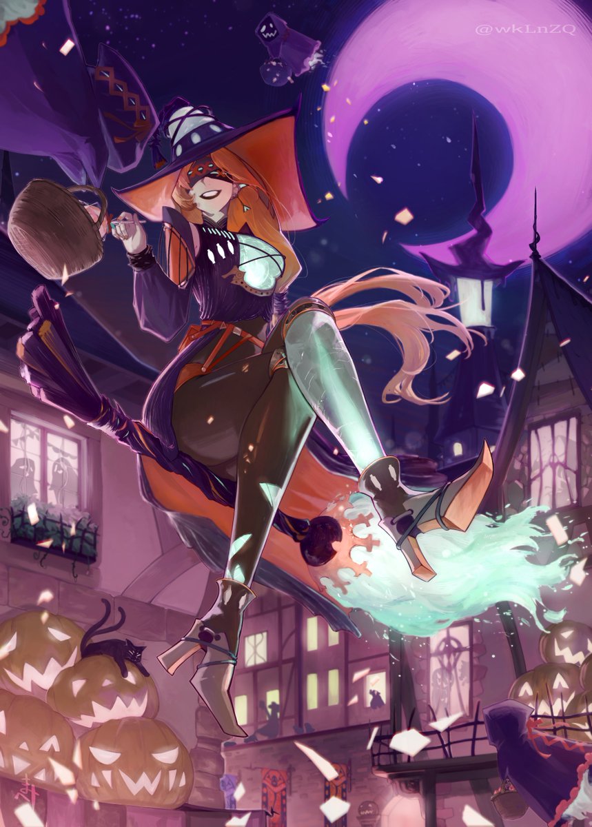 Happy Halloween🎃
#オリジナルイラスト