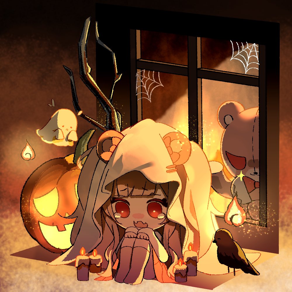 萬聖節快樂呀好熊寶們❤️
不給糖就搗蛋👻👻👻

感謝 <a href="/Yopin_lee/">𝐔𝐏𝐏𝐏𝐏（魷匹）</a> 魷匹老師的繪製

#kumabearouo