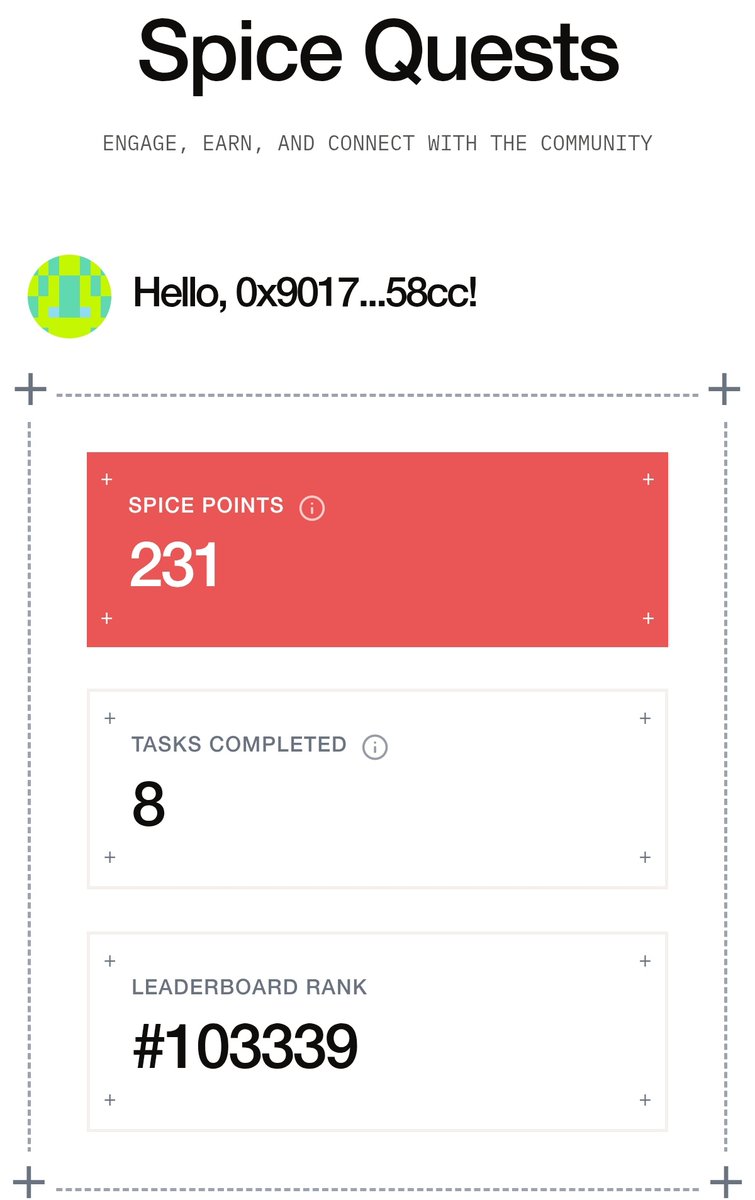 synthinks28's tweet image. Just heard about @Spicenet sounds like it will be something interesting, have you joined yet?
If not, let&apos;s join here: portal.spicenet.io/?referralCode=…