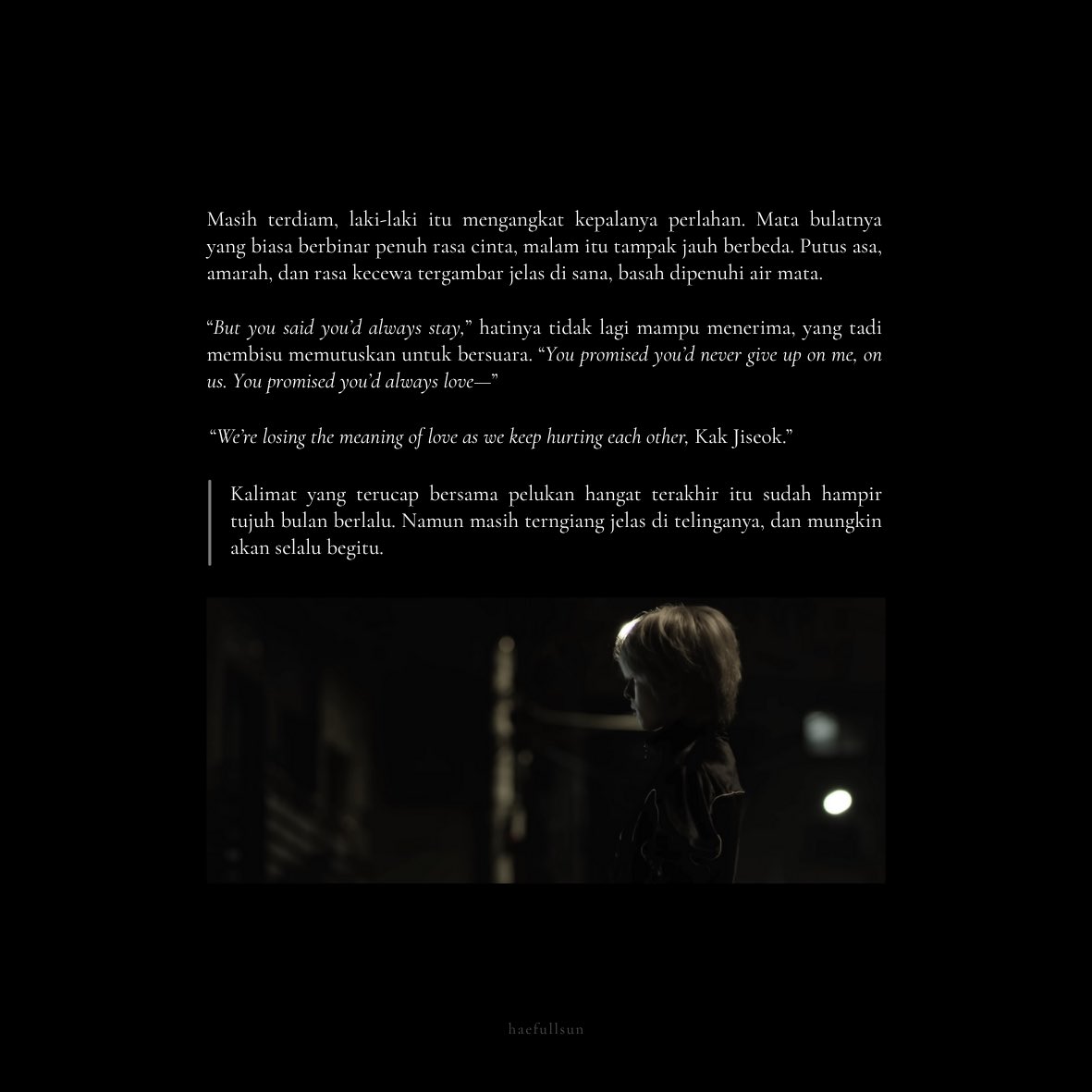 will you, someday, find me in the lost and found?

— kwak jiseok au