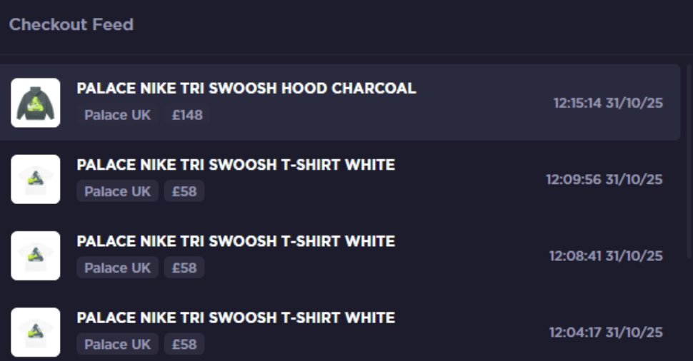 PALACE x Nike Tri Swoosh T-Shirt チャコール PALACE x Nike Tri Swoosh T-Shirt チャコール Buy Palace x Nike Tri