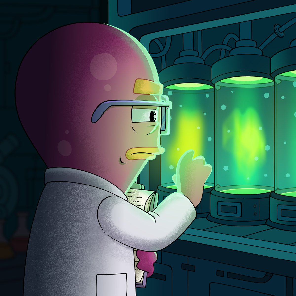 Me, staring at our new creations... 📲