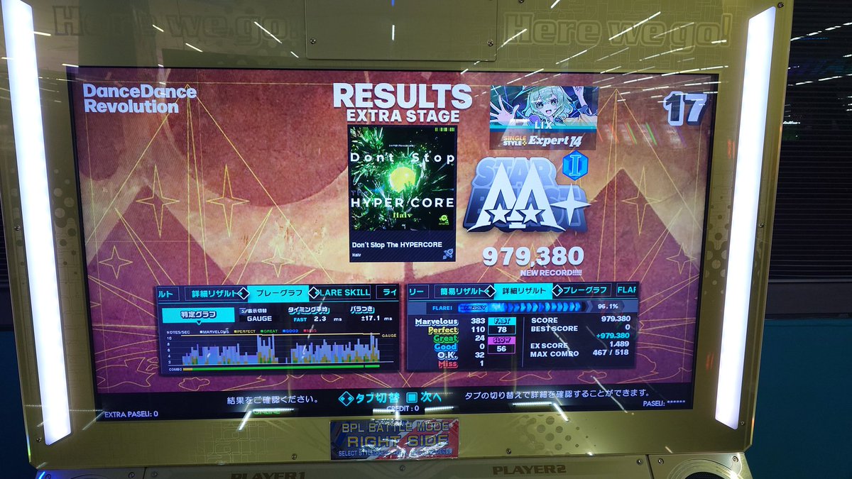 LIX_DDR's tweet image. 【自己べ③】
捻りェ
ヴァンパイアでボコボコにされました
六本木B初プレー
共通フレーズでミスったやつ
譜面は楽しい
NGO爆伸びした
AA+狙いたかった
#DDR #DDR_WORLD