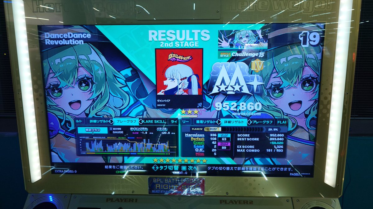 LIX_DDR's tweet image. 【自己べ③】
捻りェ
ヴァンパイアでボコボコにされました
六本木B初プレー
共通フレーズでミスったやつ
譜面は楽しい
NGO爆伸びした
AA+狙いたかった
#DDR #DDR_WORLD