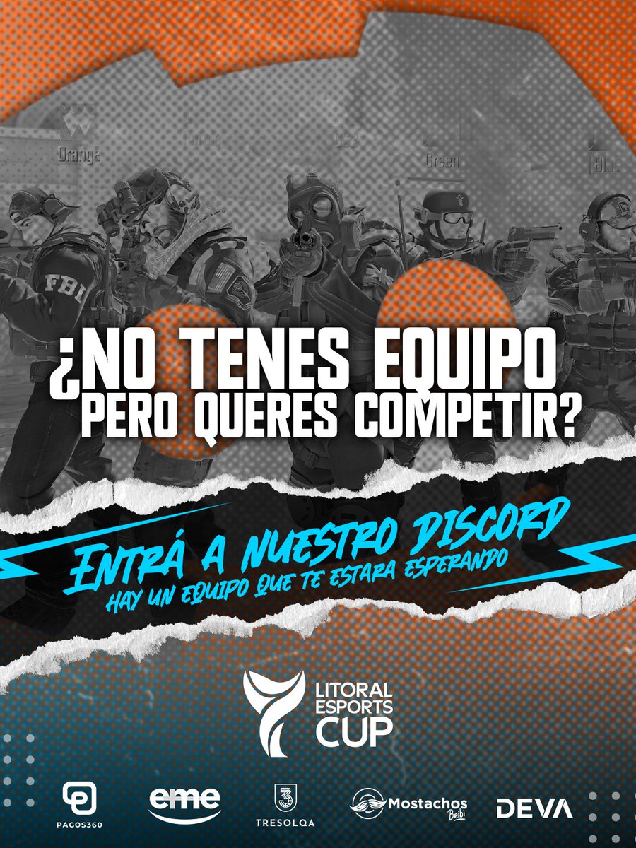 Listos para jugar?
Todos son invitados a nuestro Discord oficial!
Podrán crear equipos, jugar rankeds, y encontrar gente para compartir su pasión.
Los esperamos!!!
discord.gg/ENyaG9pKgd

#Gaming #Esports #Litoral #GamingArgentina