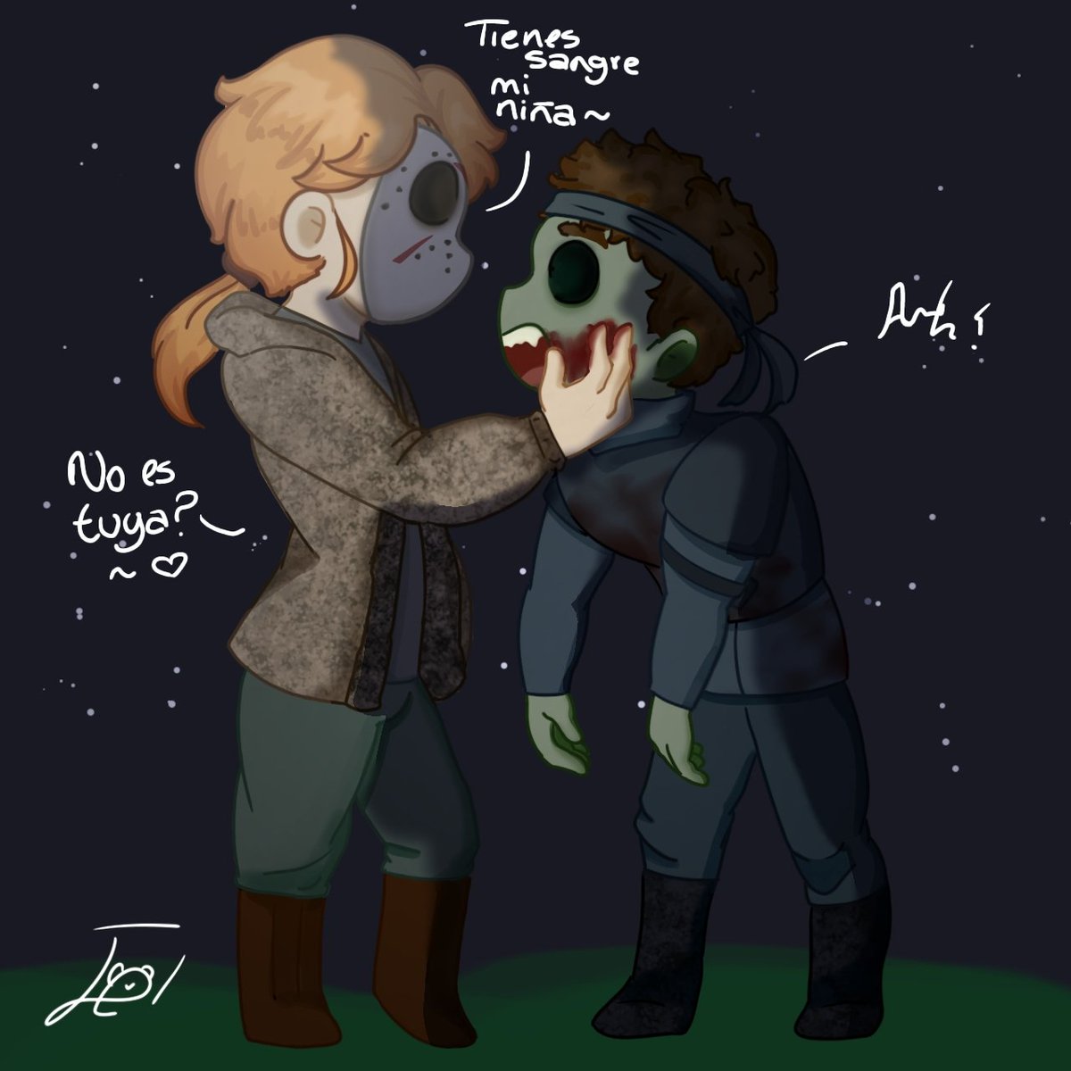 Lily_V_Bear's tweet image. Feliz halloween!!!
🎃 Ya tienen sus disfraces? ;)
Yo no ;^;
#Mangelito #Wigetta