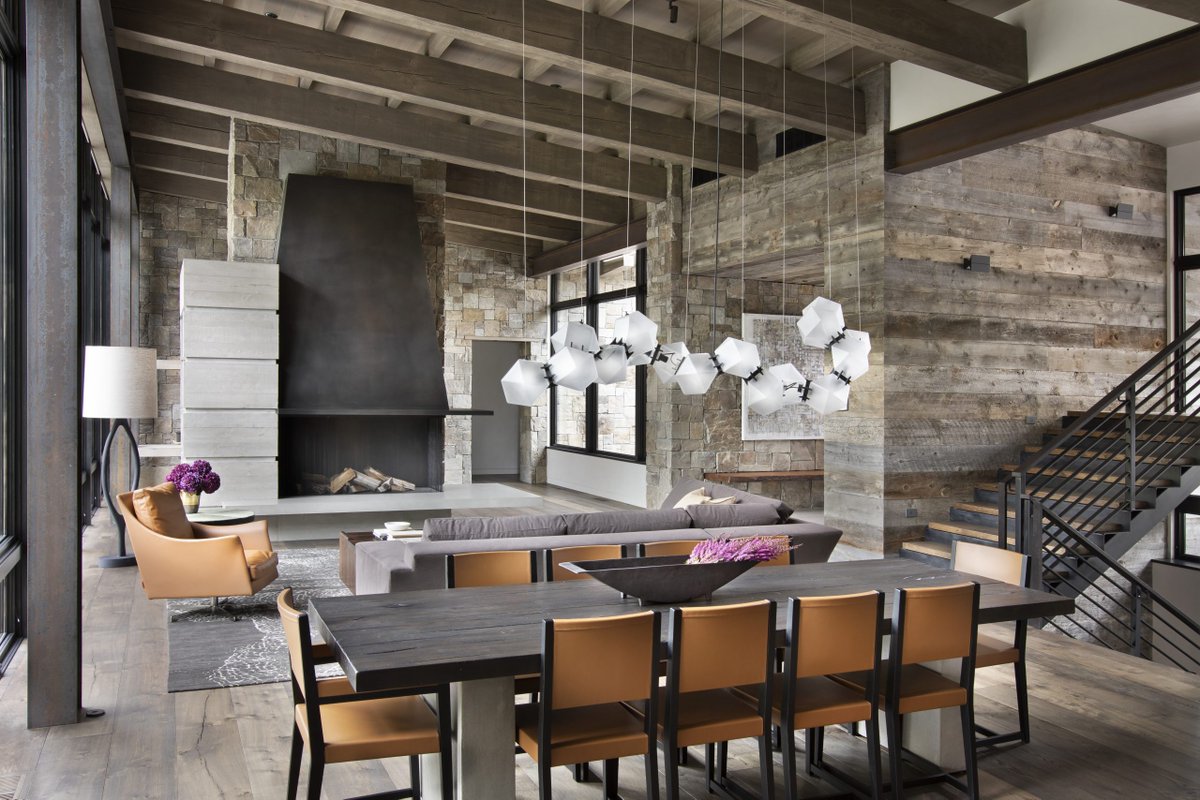 StonewoodMN's tweet image. Where raw materials meet refined design, creating spaces that feel both grounded and grand.
#RusticModern #ModernDesign #LakeMinnetonka