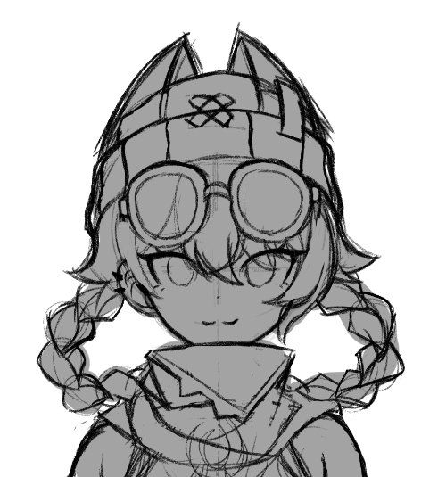 tomytobk's tweet image. practicing drawing this little goober ^^