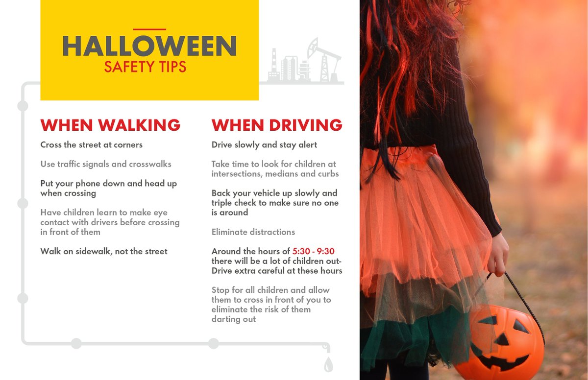 ShellDeerPark's tweet image. Happy Friday and Happy Halloween!

Before you head out tonight, below are a few Halloween safety reminders to help keep the night spooktacular and safe.