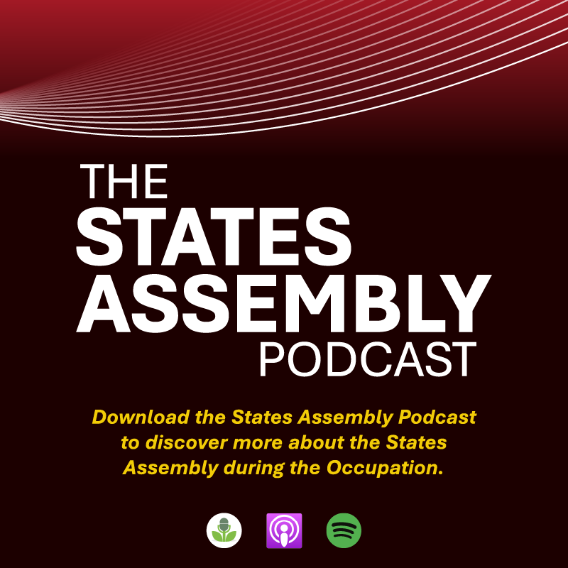 StatesAssembly's tweet photo. You can discover more about how the States Assembly worked during the Occupation in a special episode of the States Assembly Podcast.

Listen and subscribe: https://t.co/3ZkBj7Y83a

Thanks to @JerseyHeritage for the images. https://t.co/IcrcmaCUaG