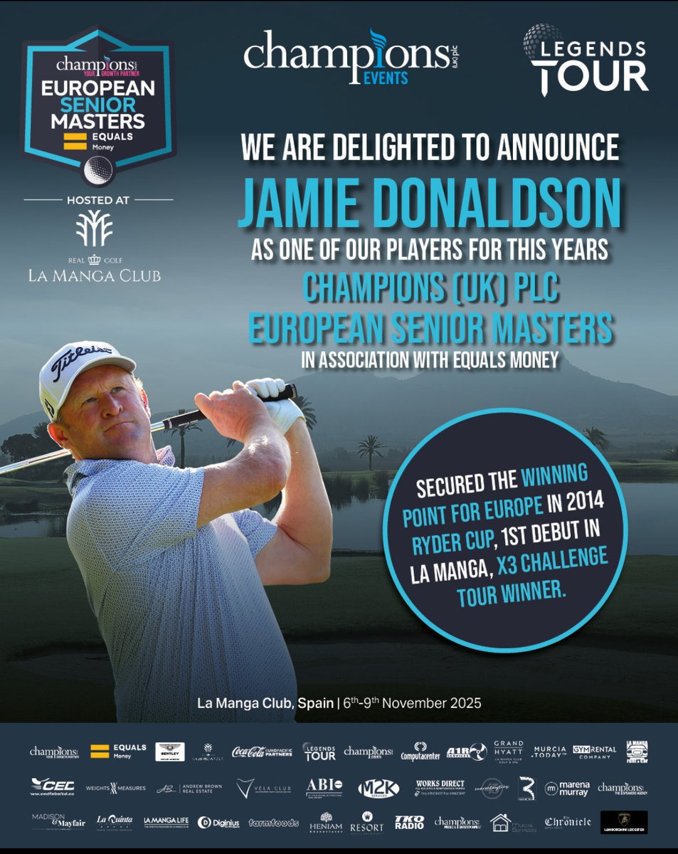 European Senior Masters ⛳️ tweet media