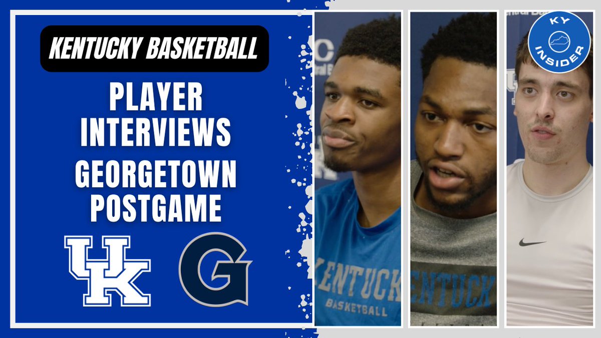 Kentucky players discuss Kentucky's "unacceptable" exhibition loss to Georgetown.

"We're the program everyone wants to beat. There are no days off."

"We weren't on the same page."

"We're super hungry. Next week, it's for real."

WATCH: youtu.be/lac7rwFMdO0