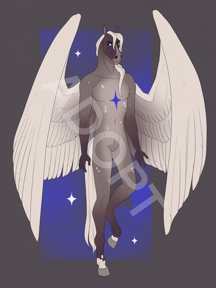 A pegasus character up for adoption!

70 USD claim price, comment or DM to claim! |

Additional info: furaffinity.net/view/62827053/