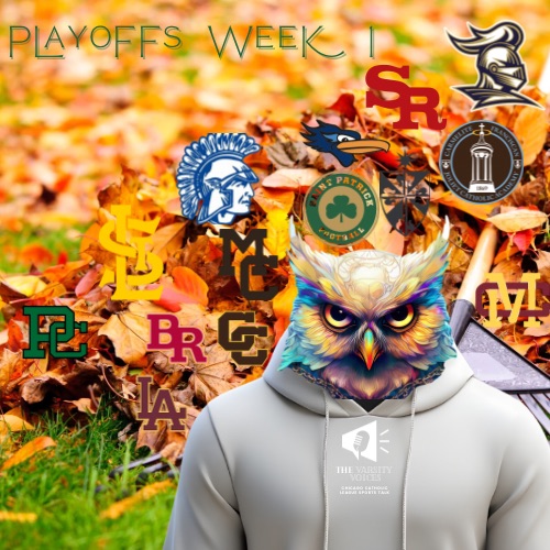varsity_voices1's tweet image. It’s playoff time and it’s time to turn the spotlight on the Chicago Catholic League teams who are all vying for that State Championship! In this episode youtu.be/WGLGsDCbEaY we break down every playoff matchup featuring a Chicago Catholic League football team and...we’ll give…