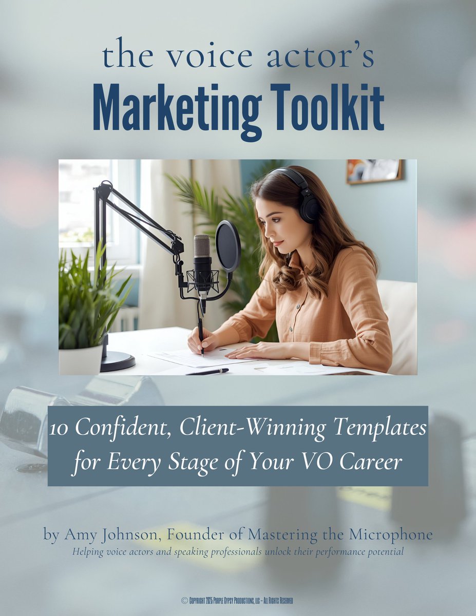 ThePurpleGypsy's tweet photo. Strong client communication = more repeat business.

💬 My 'Voice Actor’s Marketing Toolkit' gives you 10 proven email templates to help you save time, and build stronger client relationships.

🎙️ Grab it here 👉https://t.co/ibMXt7PoKJ

#vo #voiceactor #voiceover #voiceacting https://t.co/nLE0QzBxFd
